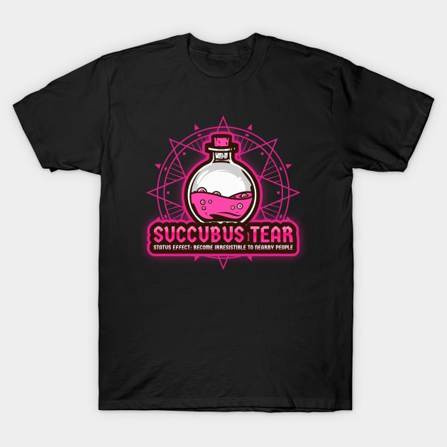 Succubus Tear Magical Potion T-Shirt by OldCamp